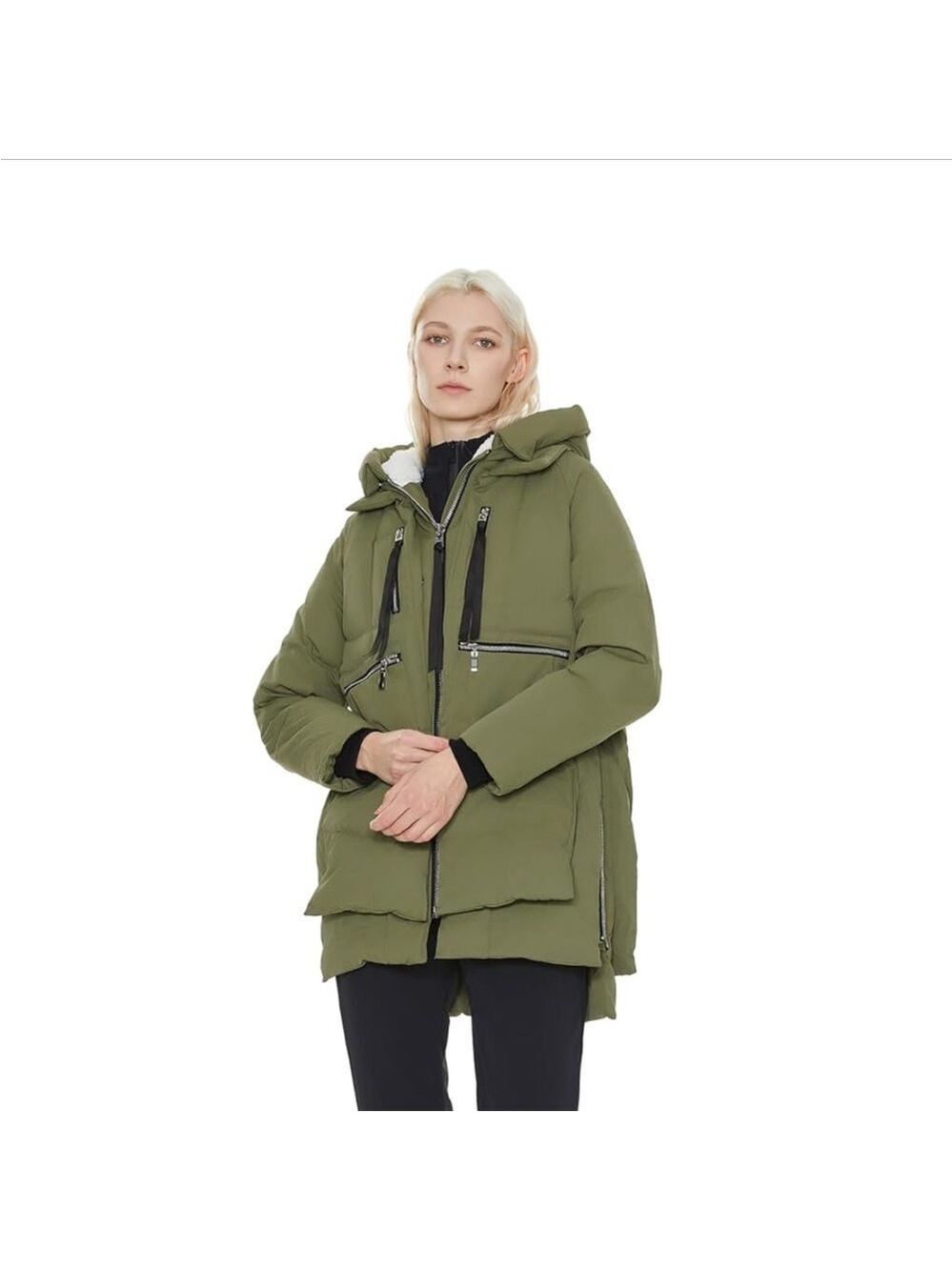 NWT Orolay Women's Thickened Down Jacket Size Medium